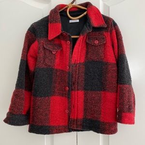 Anine Bing Kids Bobbi Flannel Jacket